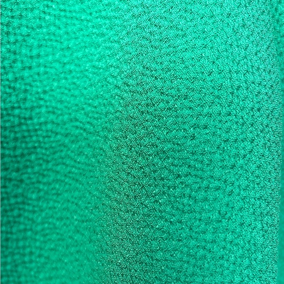 Monteau Green Short-Sleeve Blouse with Tie - Picture 5 of 5